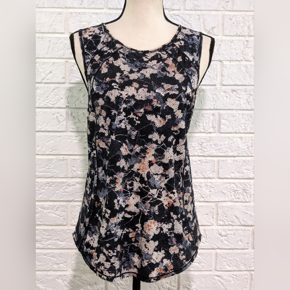 Lululemon Sculpt Tank Top Spring Bloom Multi Floral Print Athletic Workout Gym
